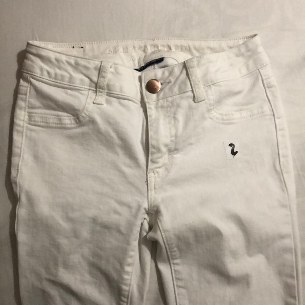 American Eagle White Jeggins Size 0 Regular